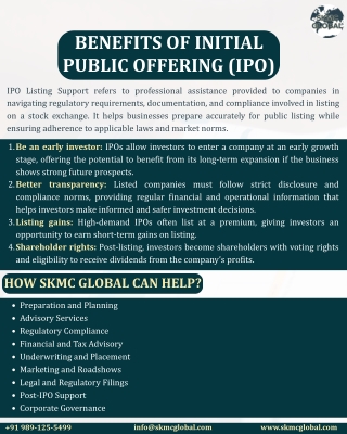 Benefits of initial public offering (IPO)