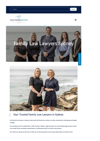 Family Law Lawyers Sydney