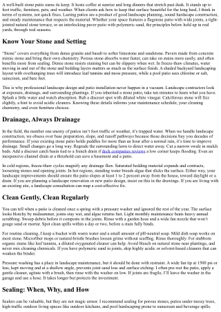 Stone Patio Maintenance Tips for Lasting Beauty