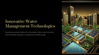 How Does Vortex Flow Control Improve Sustainable Drainage Performance?