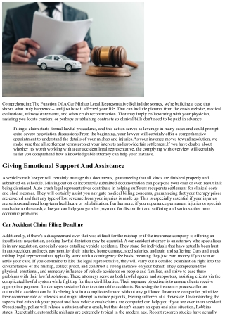 Do You Truly Require A Lawyer After A Car Crash? Heres The Truth