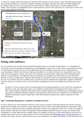 10 Suggestions For Choosing The Excellent Seminar Place