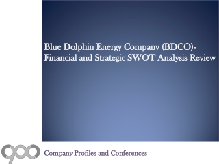 Blue Dolphin Energy Company (BDCO)