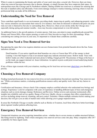 Tree Removers Near Me: Finding Trusted Professionals in Your Area
