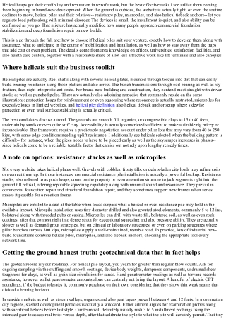 Commercial Helical Piles for New Building: From Style to Setup