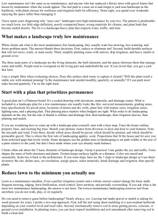 Most Maintenance-Free Landscaping: Hardscape-Heavy Strategies