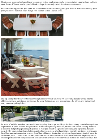 How Nardi Outdoor Furniture Promotes Relaxation and Comfort