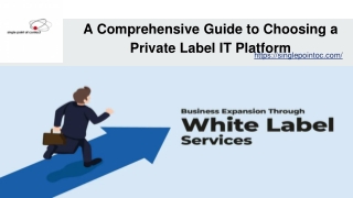 Your Trusted Partner for White Label IT Services