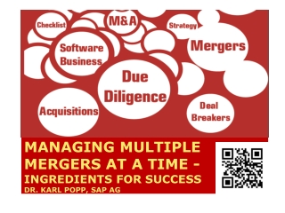 Managing multiple mergers at a time - ingredients for succes