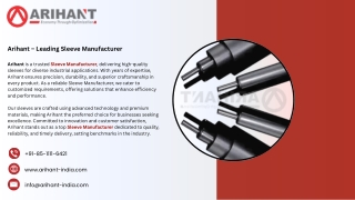 sleeve manufacturer