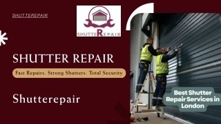 Shutter Repair Experts for Fast, Secure, and Reliable Door Solutions