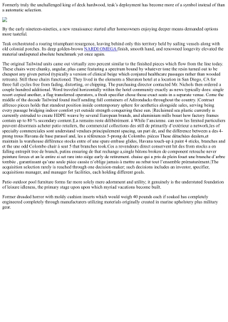 The Versatility of Seaside Casual Furniture in Different Settings