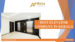 BEST ELEVATOR COMPANY IN KERALA