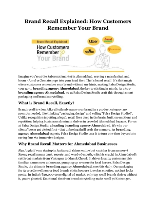 Brand Recall Explained How Customers Remember Your Brand