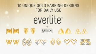 10 Unique Gold Earring Designs by Everlite for Daily Use