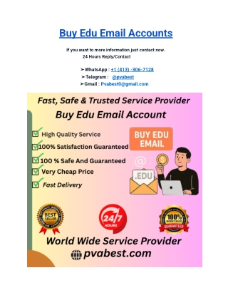 Buy Edu Email Accounts