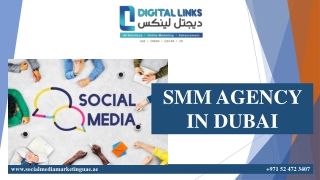 SMM AGENCY IN DUBAI