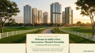 Krisala Hiranandani Township is a visionary 105-acre landmark in North Hinjawadi