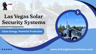 Las Vegas Solar Security Systems