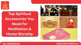 Top Spiritual Accessories You Need for Meditation & Home Worship