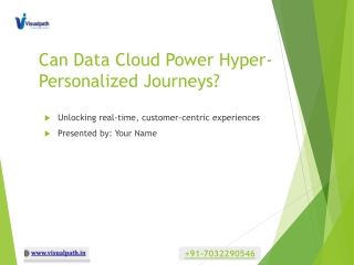 Salesforce Data Cloud Training Bangalore - Cloud Training Ameerpet