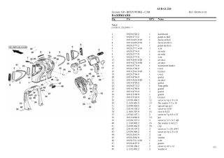 SAME audax 220 Tractor Parts Catalogue Manual Instant Download