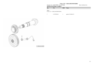 SAME virtus 120 Tractor Parts Catalogue Manual Instant Download (SN zkdaz902w0ts20001 and up)
