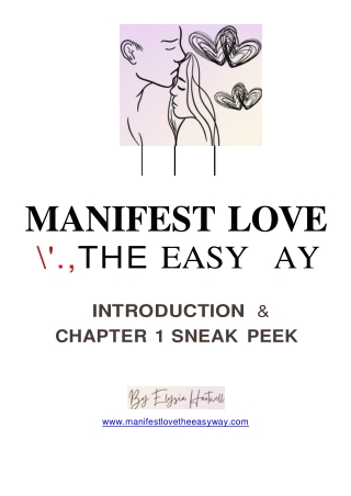 Manifest Love The Easy Way