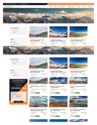 Cheapest Ladakh Group Tour Package from Kolkata | Felix Feria Travels