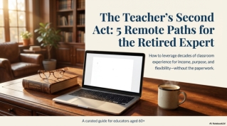 5 Best Work-From-Home Jobs for Retired Teachers Over 60