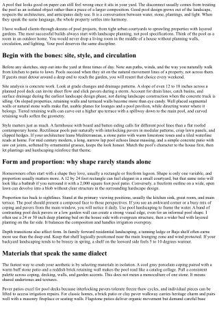 Pool Design That Complements Your Landscape Aesthetic