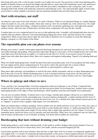 Backyard Design on a Budget: Landscaping and Hardscaping Ideas That Last