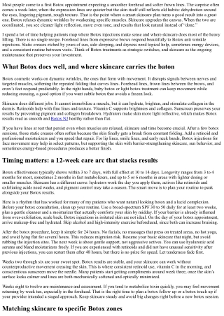 Combining Botox with Skincare: Maximizing Your Results