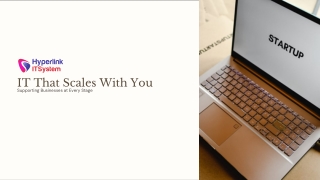 IT That Scales With Your Business | Scalable Managed IT Services