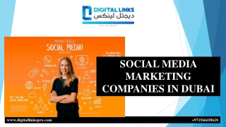 SOCIAL MEDIA MARKETING COMPANIES IN DUBAI