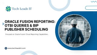 Oracle fusion cloud technical training