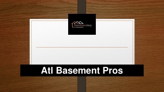 Atlanta Basement Remodeling
