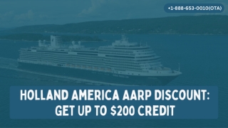 Does Holland America Have an AAA Discount?