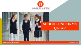 SCHOOL UNIFORMS QATAR