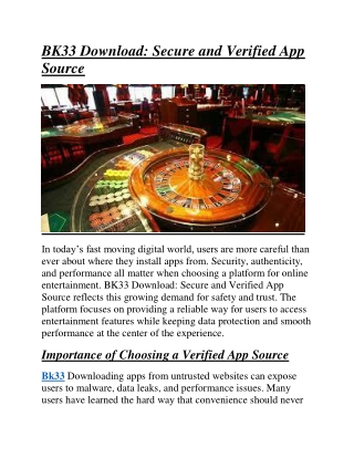 BK33 Download  Secure and Verified App Source
