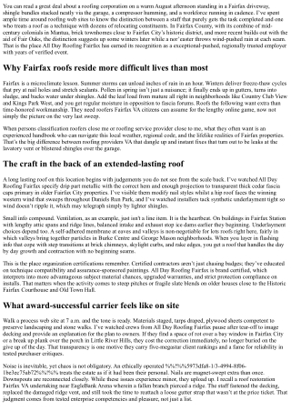 Best Roofing Contractor Fairfax All Day Roofing Fairfax: Award-Winning Service