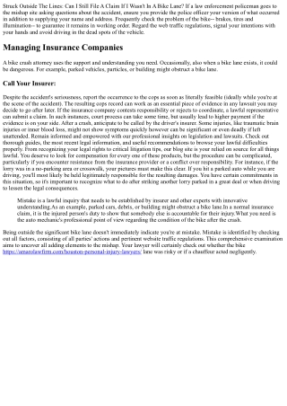 What Should I Do If I Get Hit By An Auto On My Bike? Your Legal Options