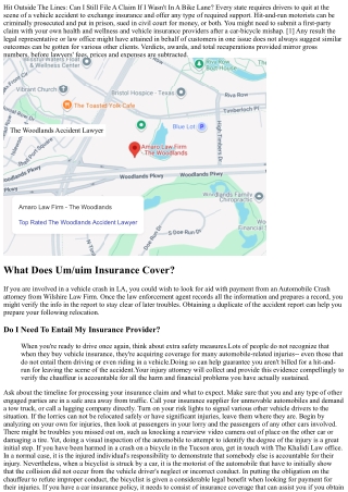 Will Car Insurance Policy Cover Me If I Am Struck By A Vehicle While Biking?