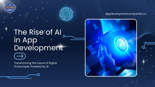 The Rise of AI in App Development