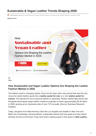 zafyleather.com-Sustainable  Vegan Leather Trends Shaping 2026