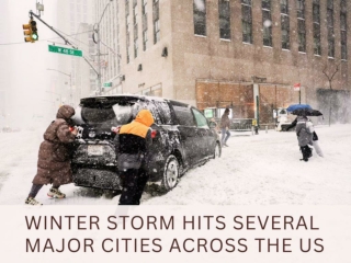 Winter Storm Hits Several Major Cities Across the US