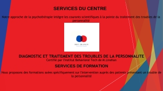 Thérapie comportementale dialectique : formation DBT intensive en France