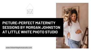 Picture-Perfect Maternity Sessions by Morgan Johnston at Little White Photo Studio