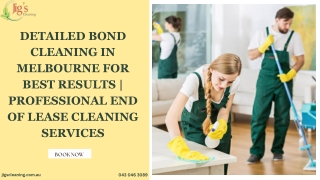Detailed Bond Cleaning in Melbourne for Best Results | Professional End of Lease Cleaning Services