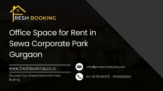 Premium Office Space for Rent in Sewa Corporate Park, Gurgaon | By Freshbooking